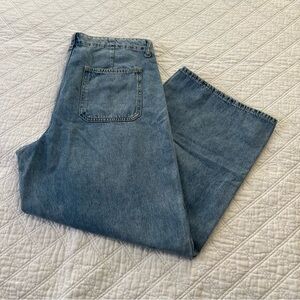 Baggy Wide Leg High-Rise Old Navy Drapey Denim Jeans 14